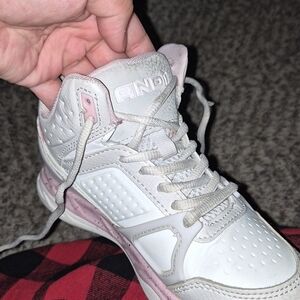 AND1 Pink and White Sneakers